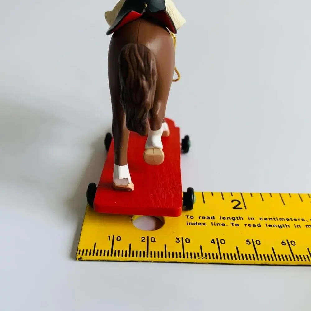 2008 Hallmark Horse & Bear Ornament